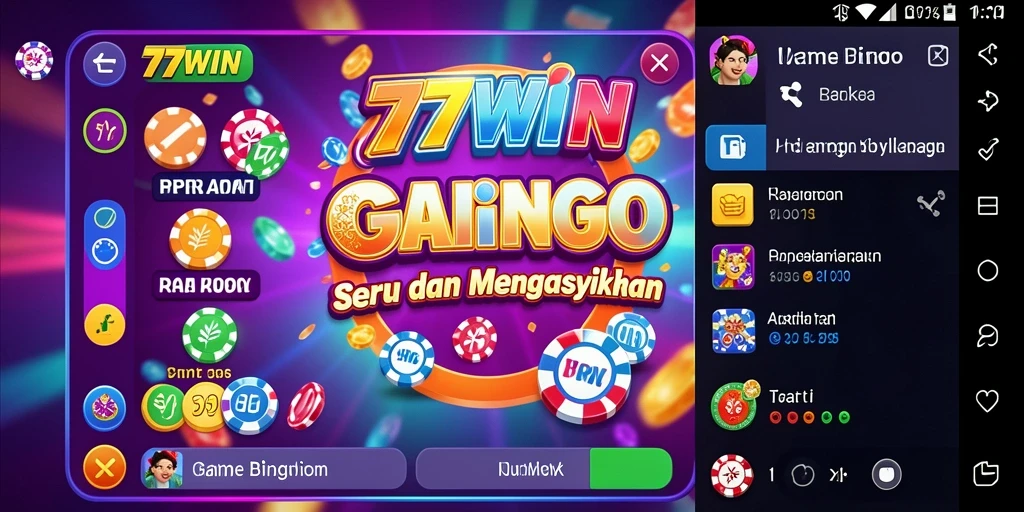 Tampilan gameplay seru dan interaktif dalam 77WIN.