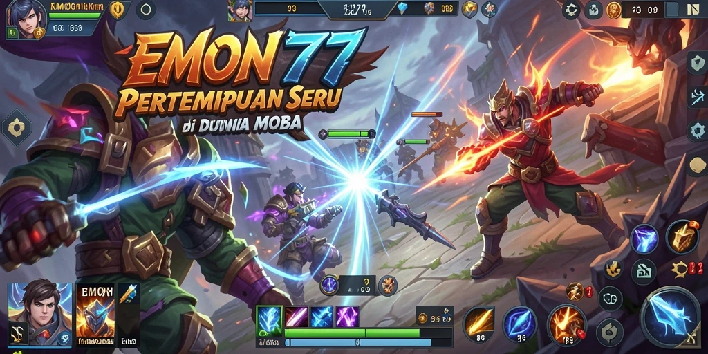 Gameplay seru dan intens di arena EMON77.