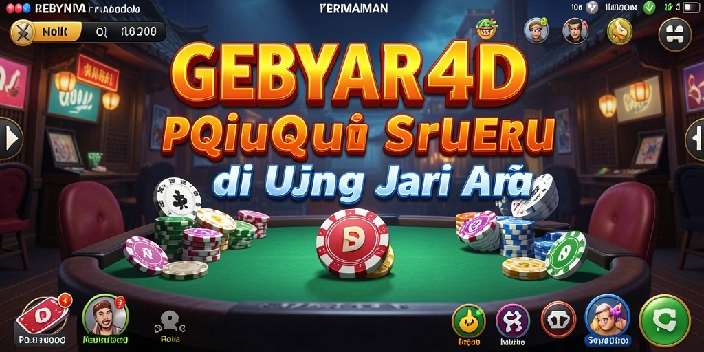 Tampilan menarik dari gameplay QiuQiu GEBYAR4D yang seru.