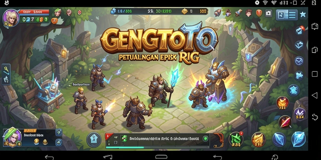 Tampilan gameplay GENGTOTO yang menakjubkan dan menantang.