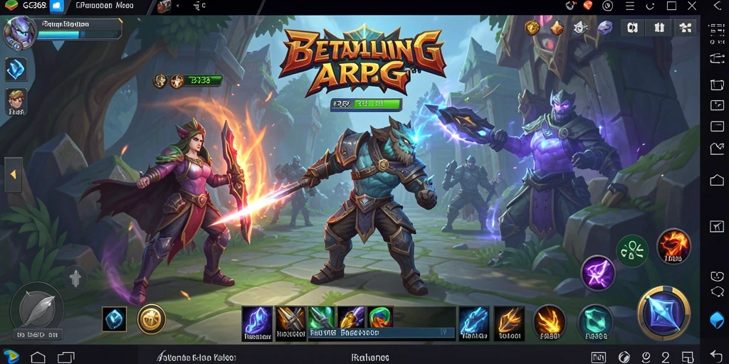 Tampilan gameplay seru di GG368 saat bertarung melawan musuh.