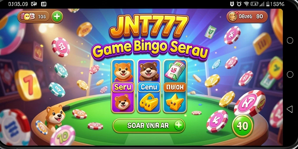 Tampilan gameplay Bingo yang menarik dan interaktif.