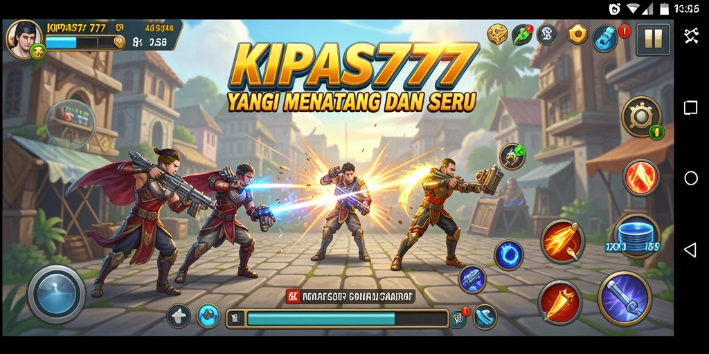 Menampilkan aksi seru dalam gameplay SLG KIPAS777.