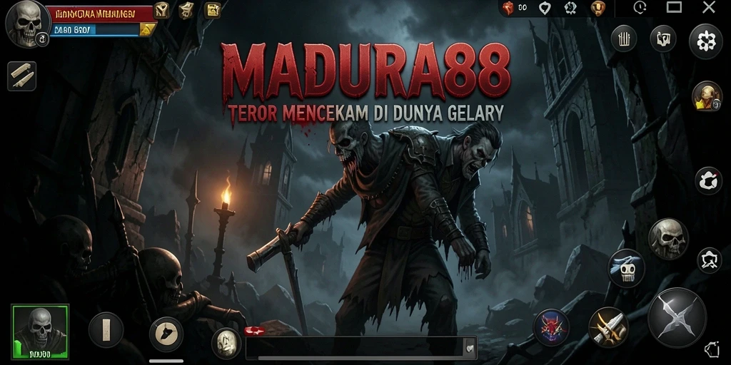 Tampilan gameplay dengan momen menegangkan di MADURA88.