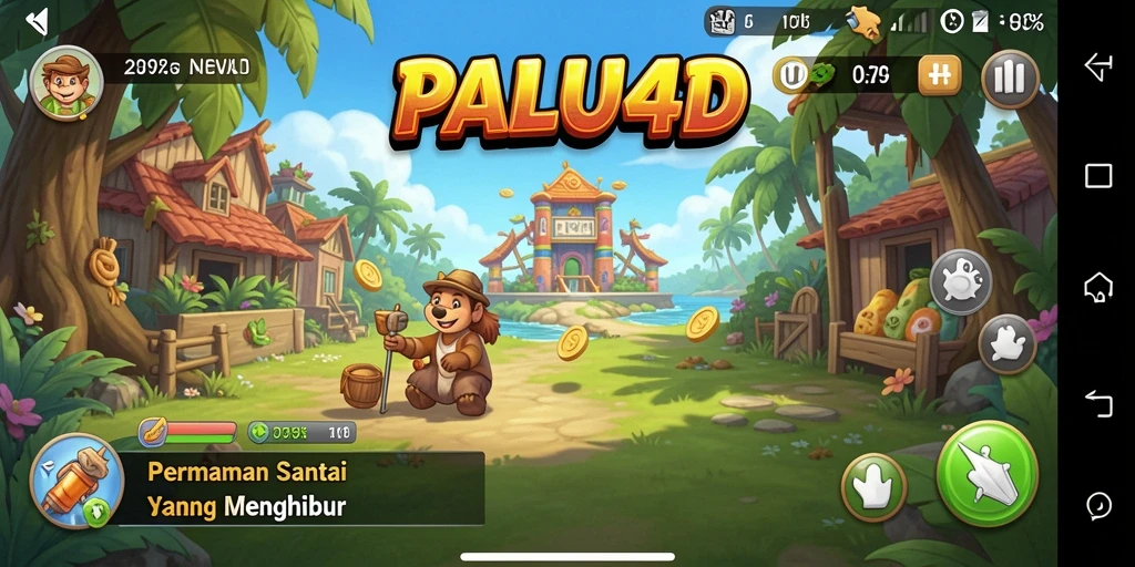 Tampilan gameplay PALU4D yang seru dan menghibur.