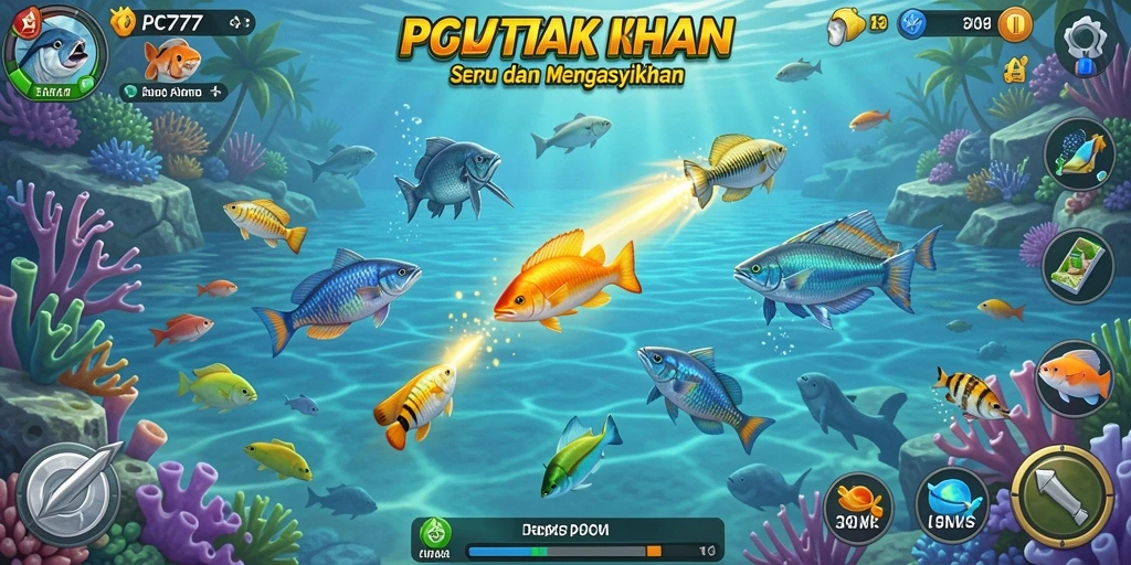 Gameplay seru dari PC777 yang menampilkan aksi Tembak Ikan.