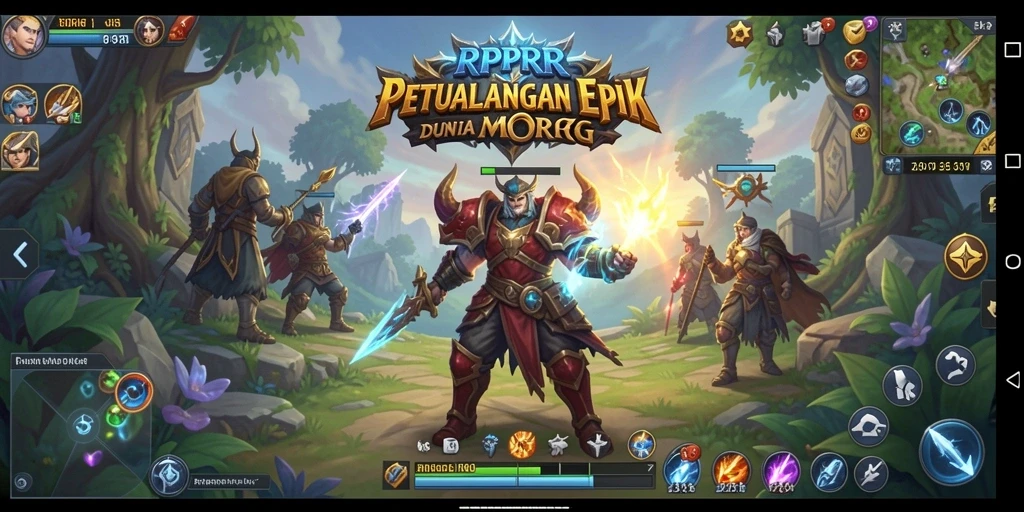 Tampilan gameplay RPRR yang menakjubkan dan penuh aksi.